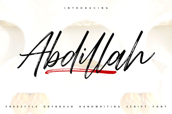 Abdillah: The Perfect Handwritten Font for Crafters