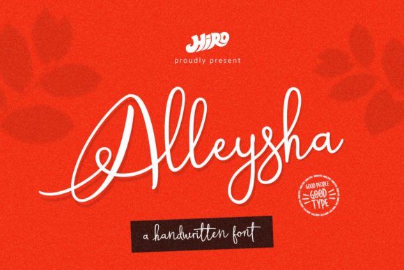 Alleysha: The Elegant Script Font for Modern Designers