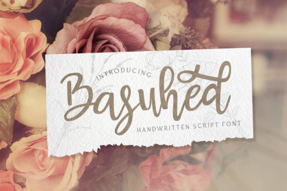 Basuhed: A Relaxed Handwritten Font for Branding
