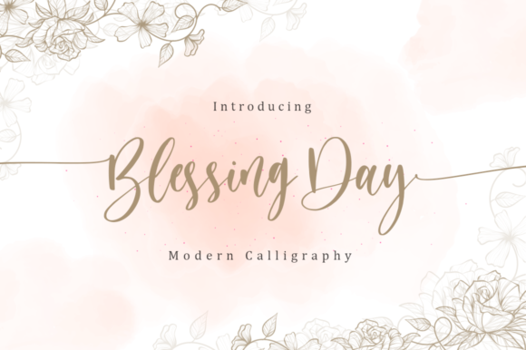 Blessing Day Font for Elegant Brand Identity