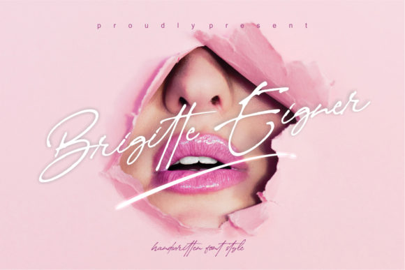 Brigitte Eigner Font for Small Business Branding