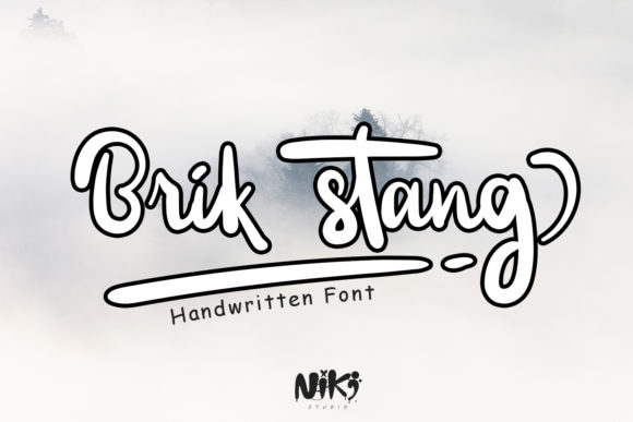 Brik Stang: A Handwritten Typeface for Branding