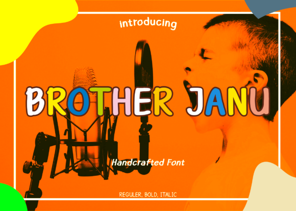 Brother Janu Typeface for Editorial Design