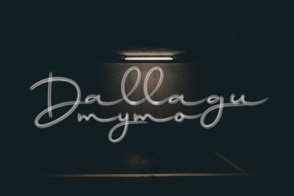 Dallagu Nymo: The Elegant Script Font for Makers