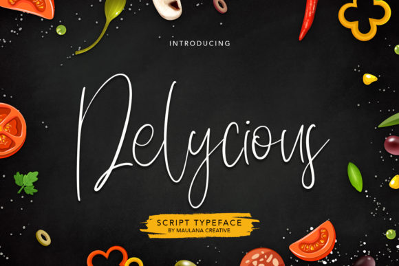 Delycious Font for Elegant Handmade Designs