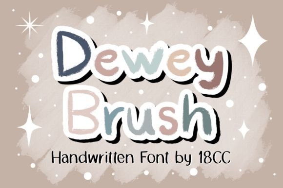 Dewey Brush: A Handwritten Font for Branding