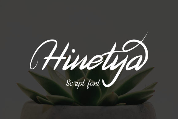 Hinetya: A Handwritten Typeface for Editorial Charm