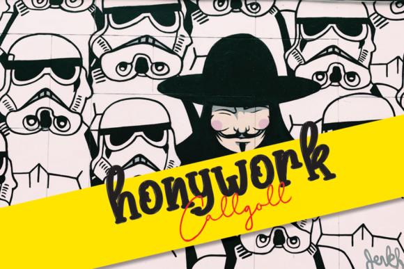 Honywork Font for Elegant Campaign Design