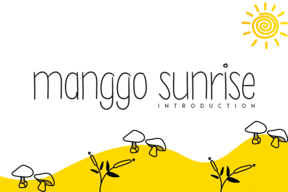 Manggo Sunrise Font for Scroll-Stopping Social Graphics