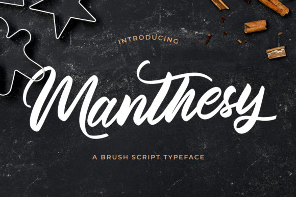 Manthesy Font for Elegant Handmade Designs