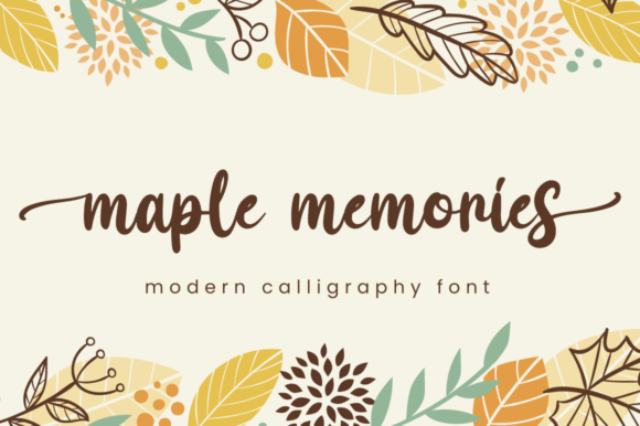 Maple Memories: A Timeless Script Handwritten Font