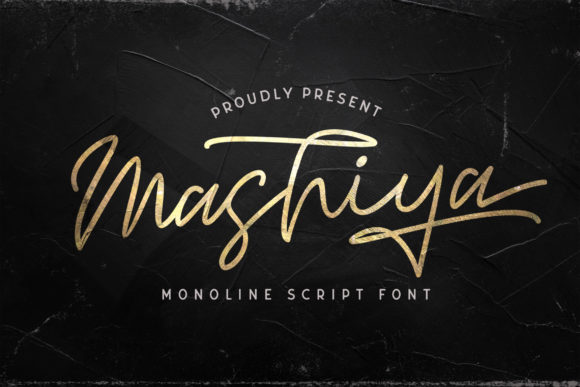 Mashiya: A Premium Script Handwritten Font for Web Design