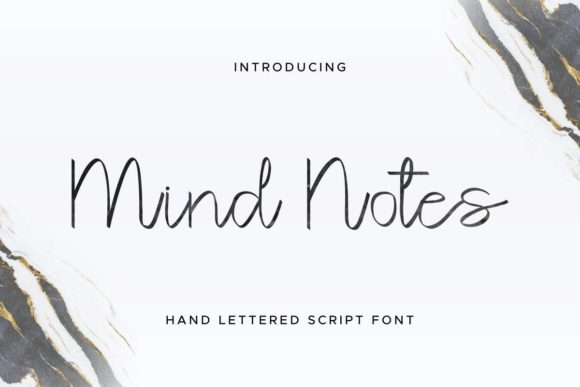 Mind Notes: A Script Handwritten Font for Elegant Branding