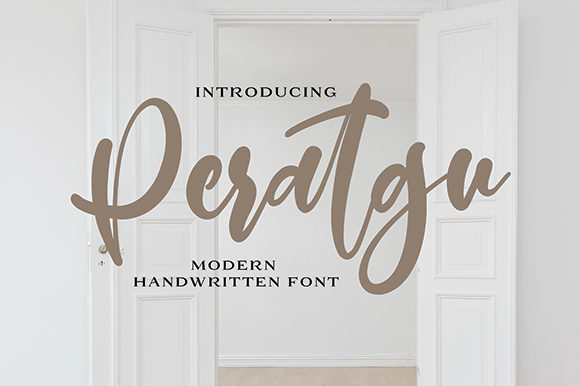 Peratgu Font Review: A Unique Handwritten Script