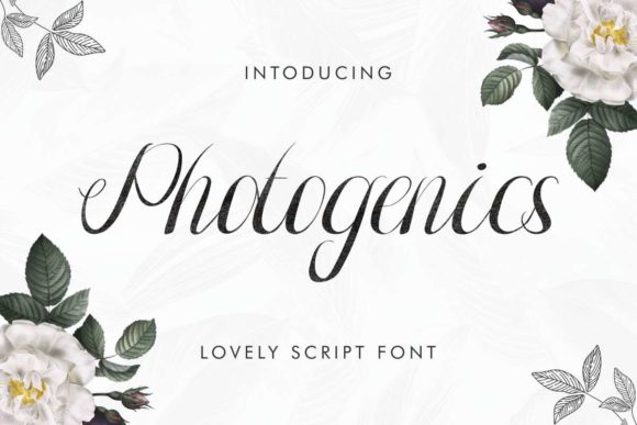 Photogenics: A Handwritten Font for Elegant Branding
