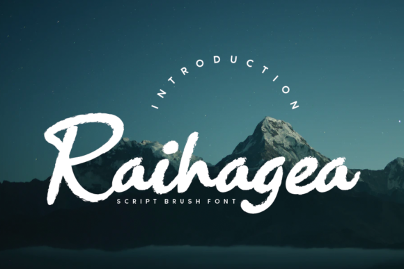 Raihagea: The Handwritten Font for Small Business Branding
