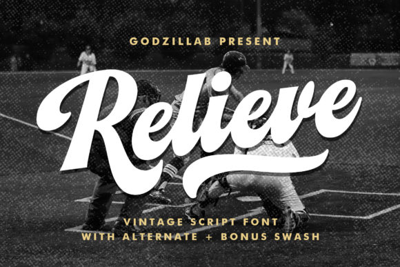 Relieve Font: Elevate Your Brand with Script Handwritten Style