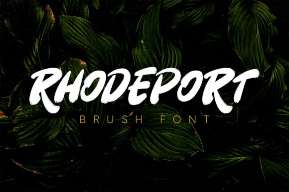 Rhodeport: A Bold Handwritten Font for Branding