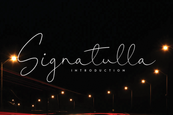 Signatulla: A Timeless Script Font for Editorial Design