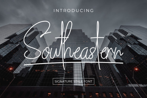 Southeastern: A Flowing Script Font for Makers