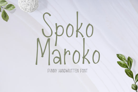 Spoko Maroko Font for Campaign Design