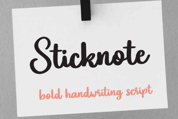 Sticknote Font: Elevate Your Small Business Branding