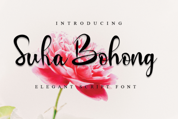 Suka Bohong: A Delicate Script Handwritten Font for Editorial Design