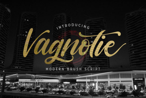 Vagnotie: A Modern Script Handwritten Font for Campaigns