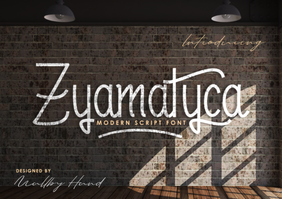Zyamatyca Script Font Review for Branding